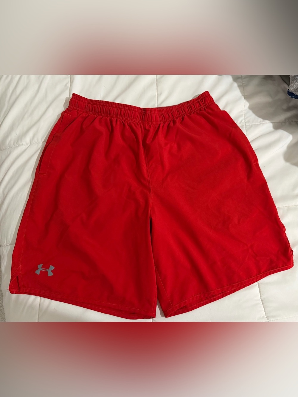 LIKE NEW Red Under Armour Men’s Shorts